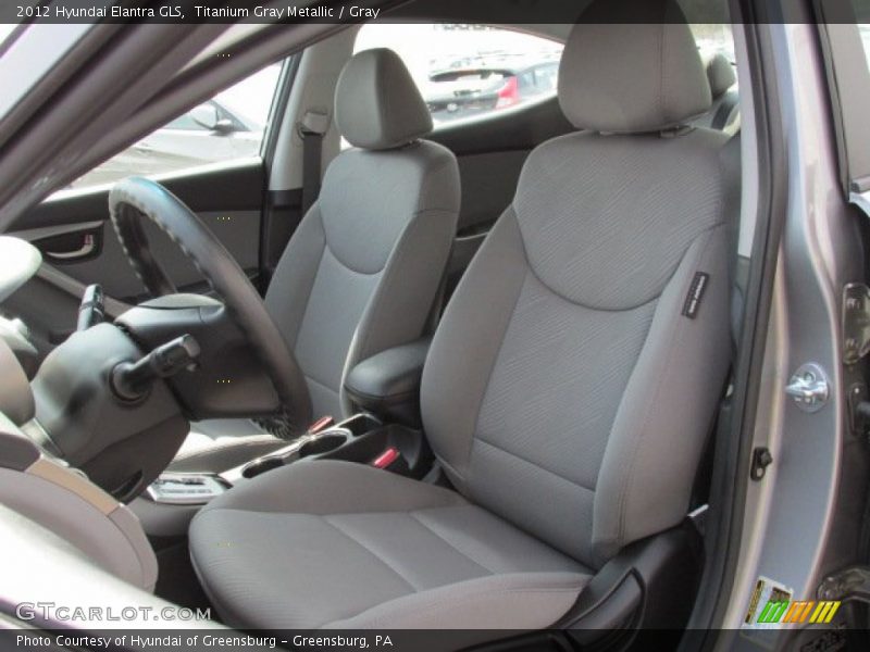 Titanium Gray Metallic / Gray 2012 Hyundai Elantra GLS