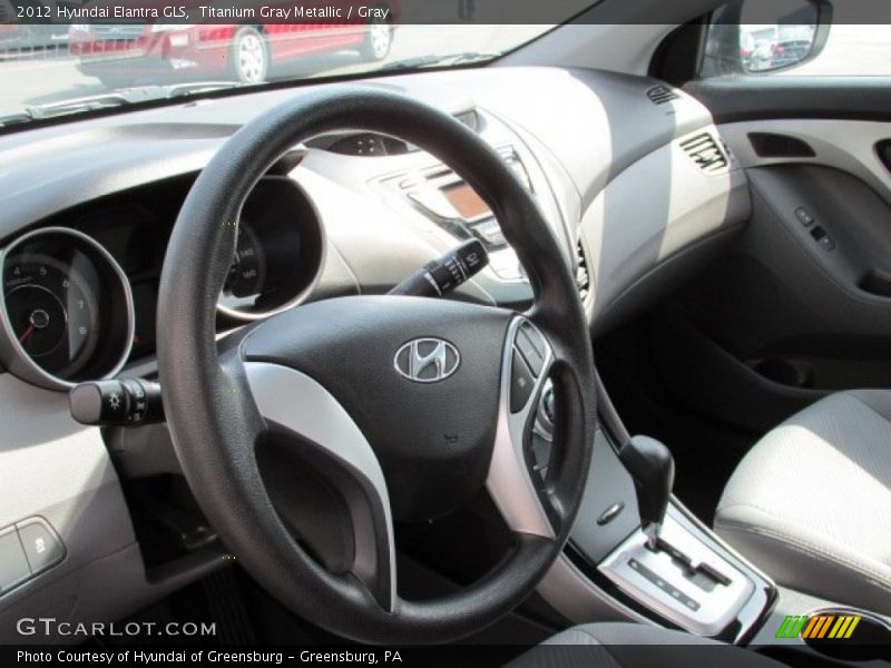 Titanium Gray Metallic / Gray 2012 Hyundai Elantra GLS