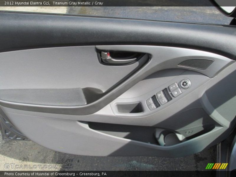 Titanium Gray Metallic / Gray 2012 Hyundai Elantra GLS