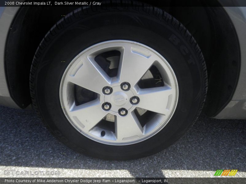 Dark Silver Metallic / Gray 2008 Chevrolet Impala LT