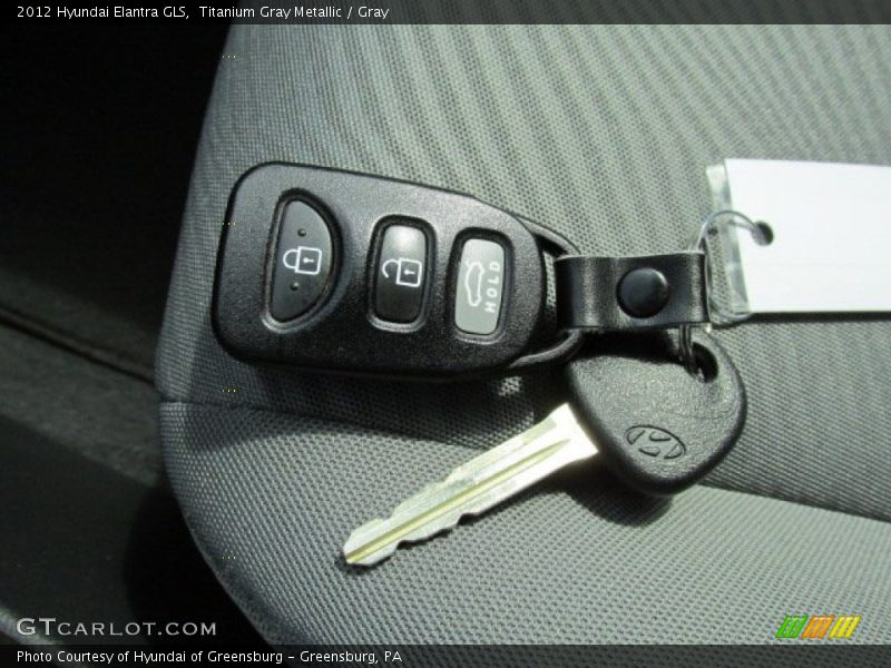 Titanium Gray Metallic / Gray 2012 Hyundai Elantra GLS