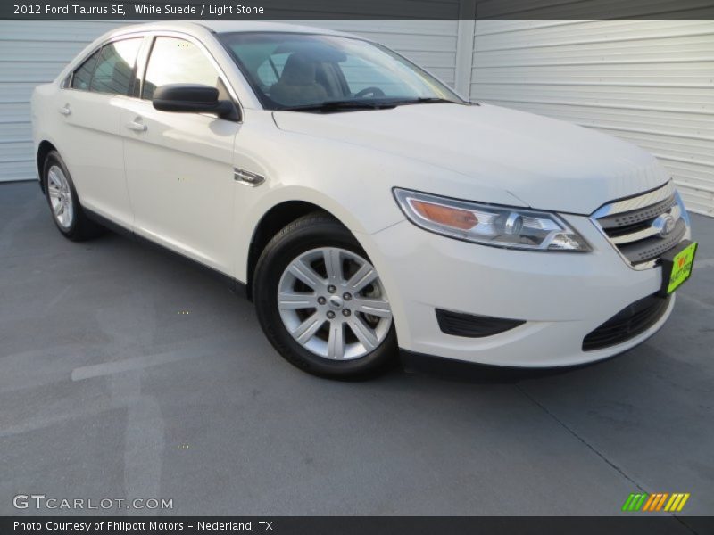 White Suede / Light Stone 2012 Ford Taurus SE