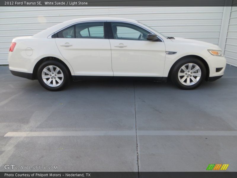 White Suede / Light Stone 2012 Ford Taurus SE