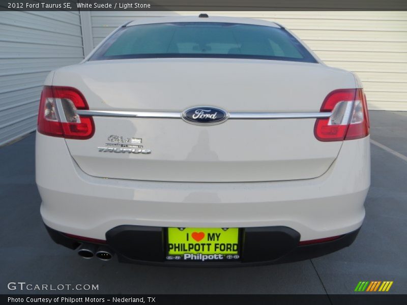 White Suede / Light Stone 2012 Ford Taurus SE