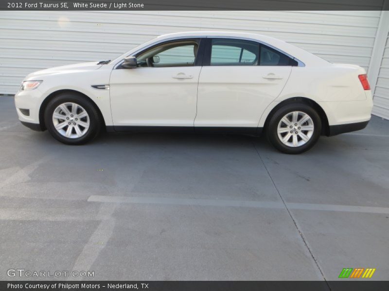 White Suede / Light Stone 2012 Ford Taurus SE