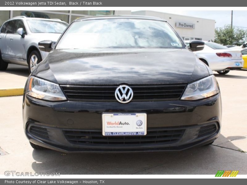 Black / Titan Black 2012 Volkswagen Jetta TDI Sedan
