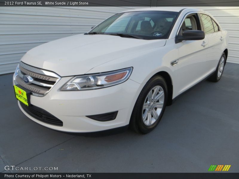 White Suede / Light Stone 2012 Ford Taurus SE