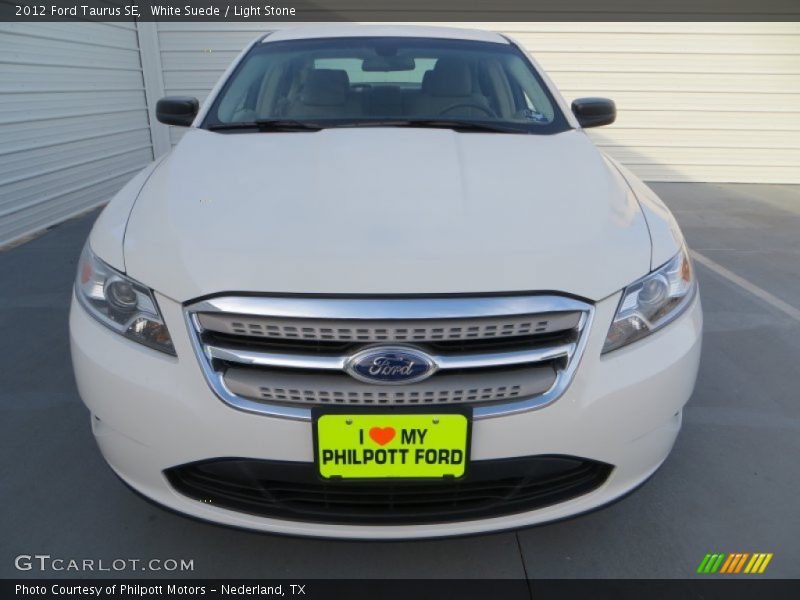 White Suede / Light Stone 2012 Ford Taurus SE