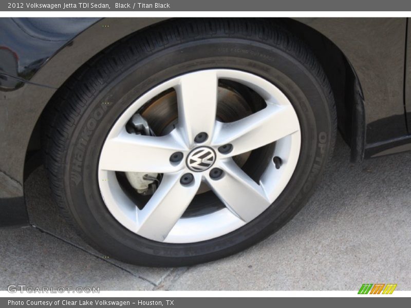 Black / Titan Black 2012 Volkswagen Jetta TDI Sedan