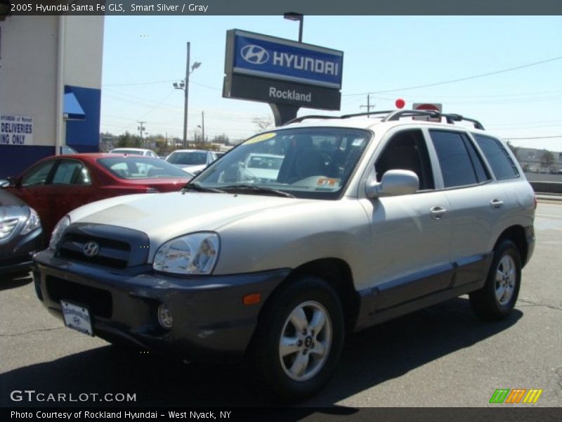 Smart Silver / Gray 2005 Hyundai Santa Fe GLS