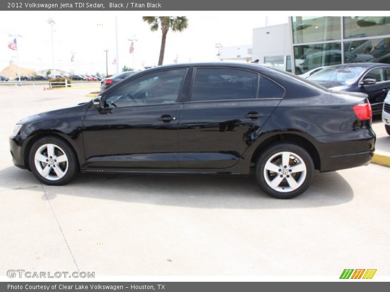 Black / Titan Black 2012 Volkswagen Jetta TDI Sedan