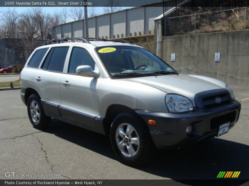 Smart Silver / Gray 2005 Hyundai Santa Fe GLS