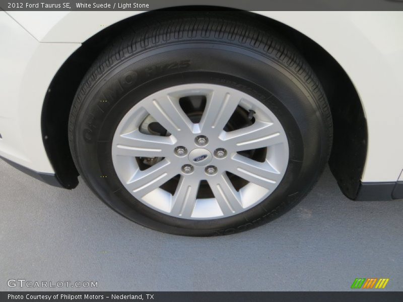 White Suede / Light Stone 2012 Ford Taurus SE