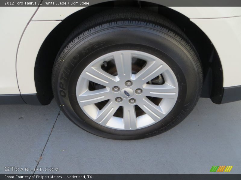 White Suede / Light Stone 2012 Ford Taurus SE