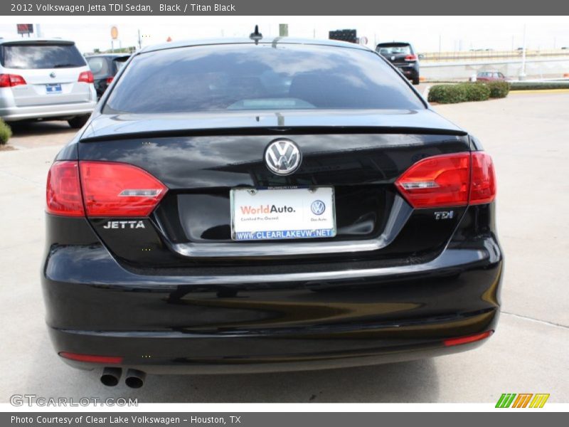Black / Titan Black 2012 Volkswagen Jetta TDI Sedan