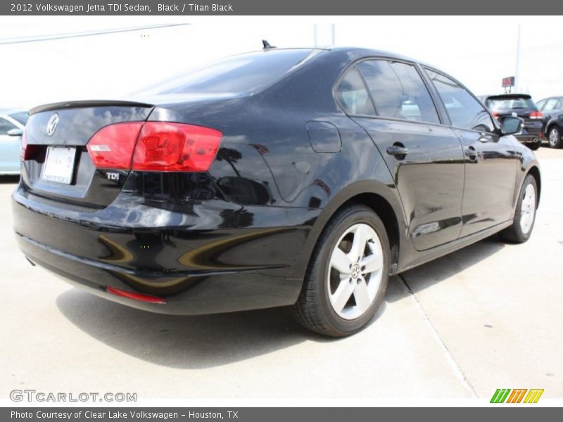 Black / Titan Black 2012 Volkswagen Jetta TDI Sedan