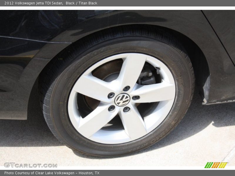 Black / Titan Black 2012 Volkswagen Jetta TDI Sedan