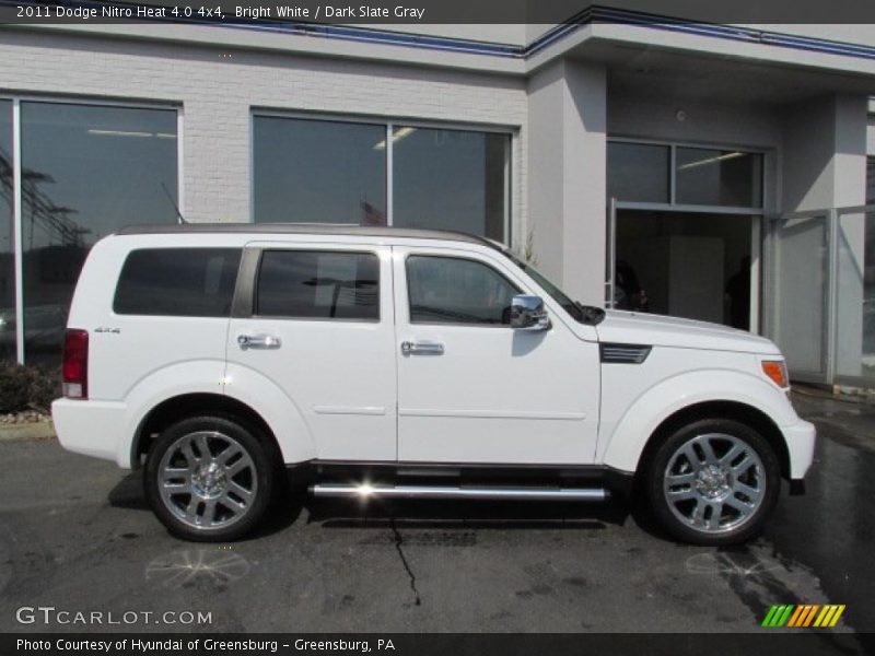 Bright White / Dark Slate Gray 2011 Dodge Nitro Heat 4.0 4x4