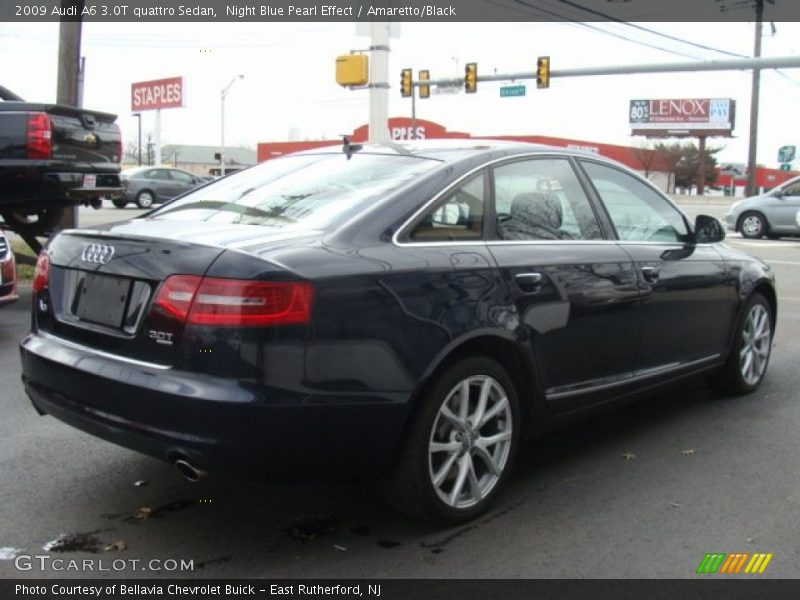 Night Blue Pearl Effect / Amaretto/Black 2009 Audi A6 3.0T quattro Sedan