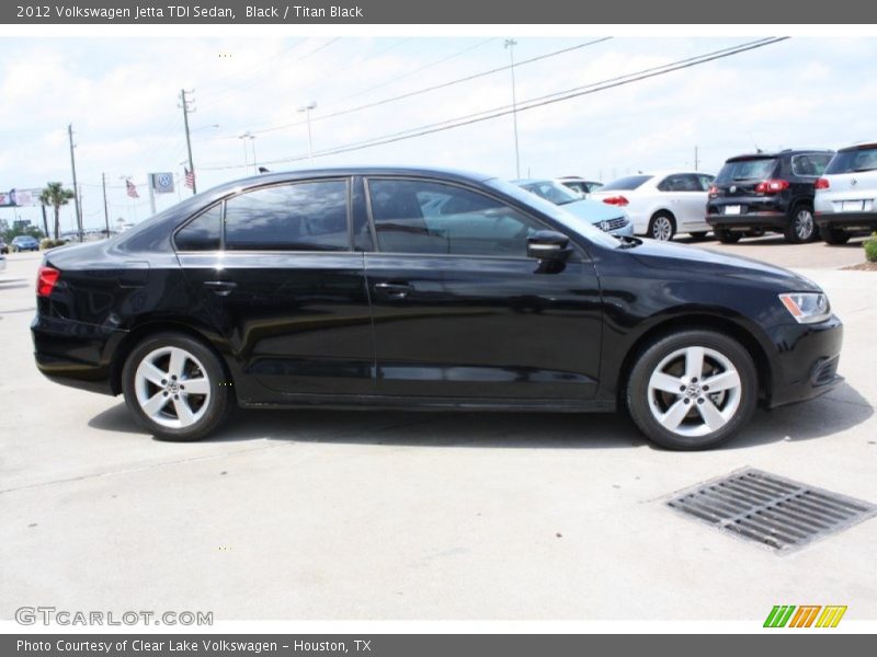Black / Titan Black 2012 Volkswagen Jetta TDI Sedan
