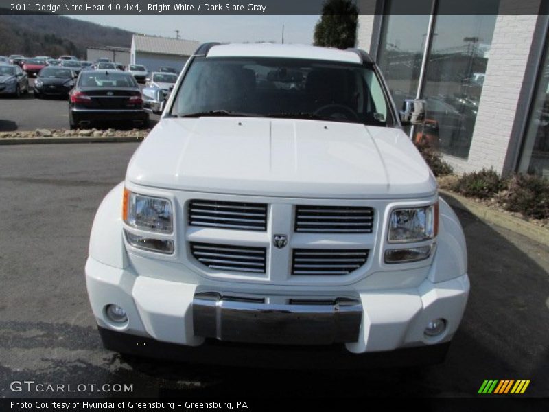 Bright White / Dark Slate Gray 2011 Dodge Nitro Heat 4.0 4x4