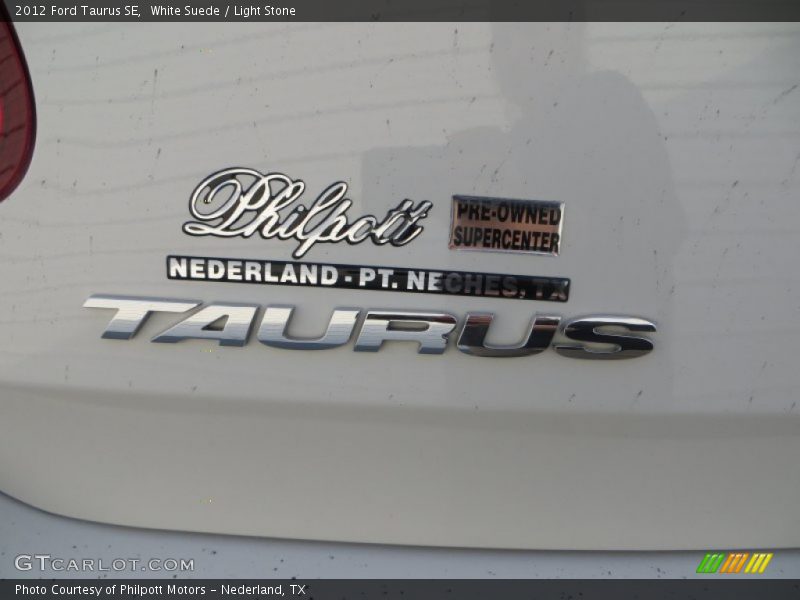 White Suede / Light Stone 2012 Ford Taurus SE