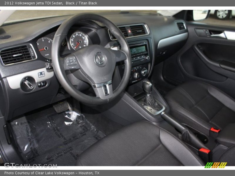 Black / Titan Black 2012 Volkswagen Jetta TDI Sedan