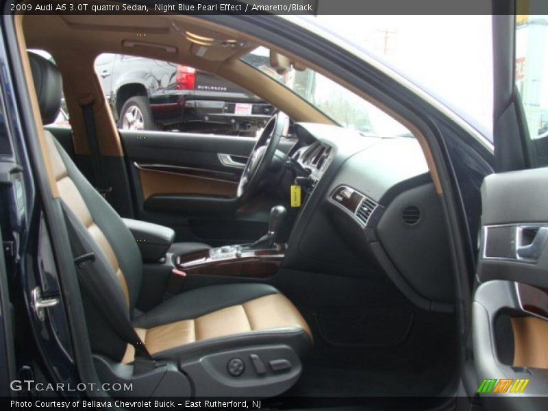 Night Blue Pearl Effect / Amaretto/Black 2009 Audi A6 3.0T quattro Sedan