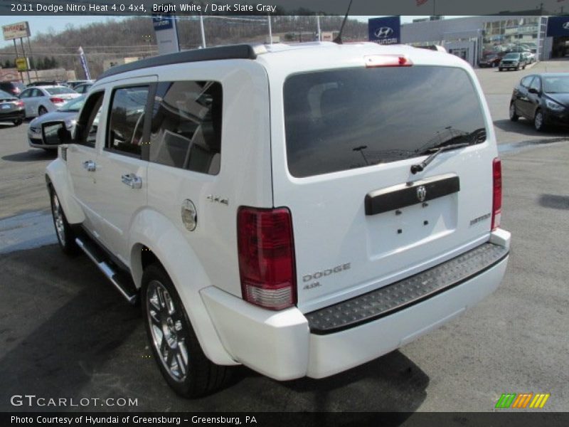 Bright White / Dark Slate Gray 2011 Dodge Nitro Heat 4.0 4x4