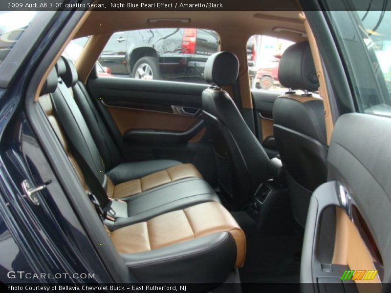 Night Blue Pearl Effect / Amaretto/Black 2009 Audi A6 3.0T quattro Sedan
