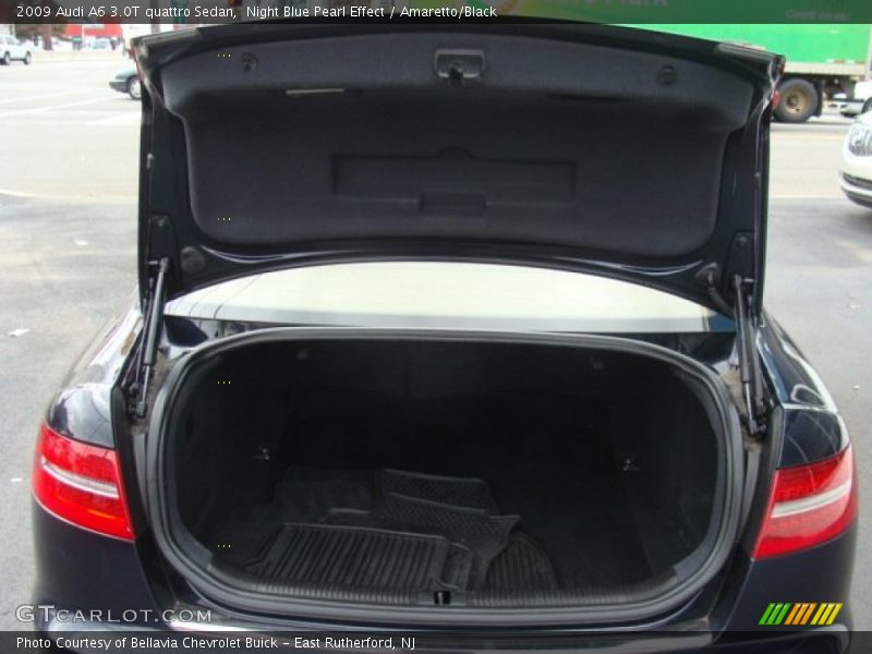 Night Blue Pearl Effect / Amaretto/Black 2009 Audi A6 3.0T quattro Sedan