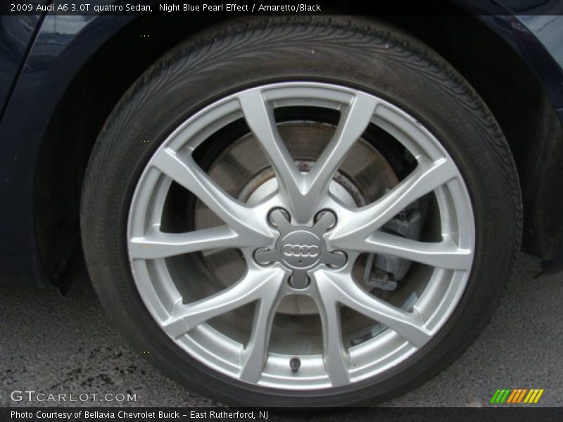 Night Blue Pearl Effect / Amaretto/Black 2009 Audi A6 3.0T quattro Sedan