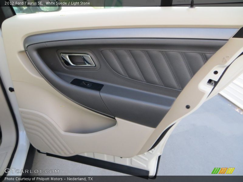 White Suede / Light Stone 2012 Ford Taurus SE