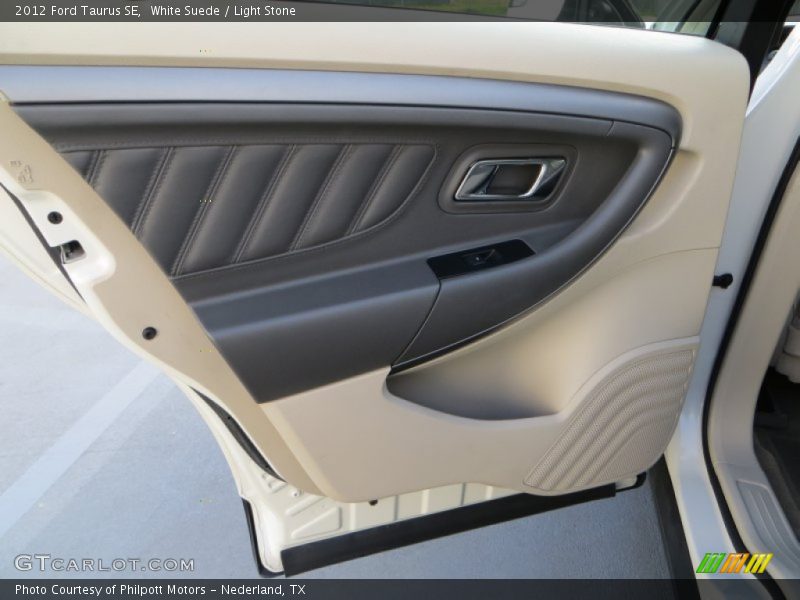 White Suede / Light Stone 2012 Ford Taurus SE
