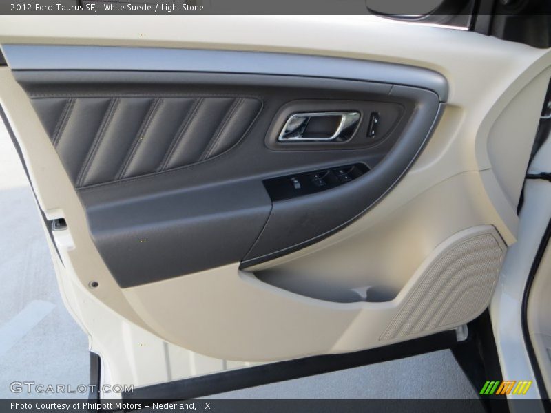 White Suede / Light Stone 2012 Ford Taurus SE