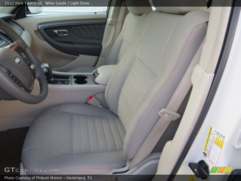 White Suede / Light Stone 2012 Ford Taurus SE