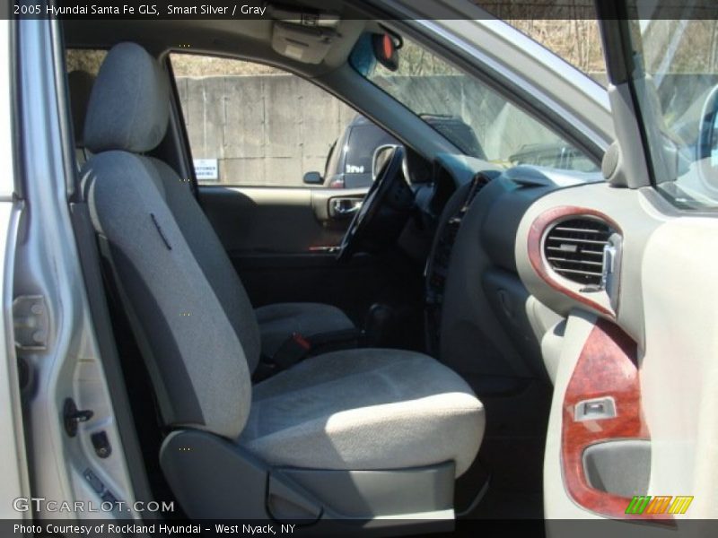Smart Silver / Gray 2005 Hyundai Santa Fe GLS
