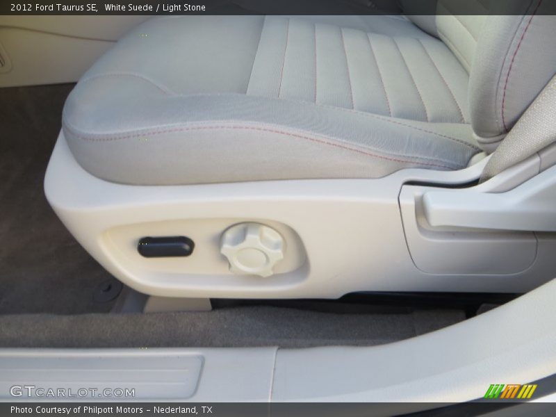 White Suede / Light Stone 2012 Ford Taurus SE