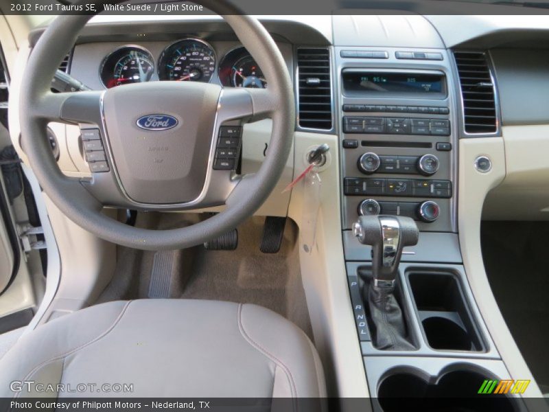 White Suede / Light Stone 2012 Ford Taurus SE