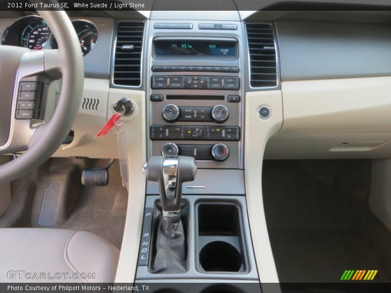 White Suede / Light Stone 2012 Ford Taurus SE