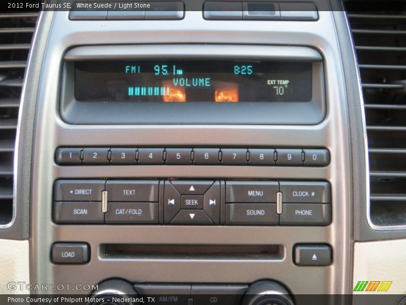 White Suede / Light Stone 2012 Ford Taurus SE
