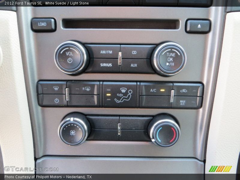 White Suede / Light Stone 2012 Ford Taurus SE