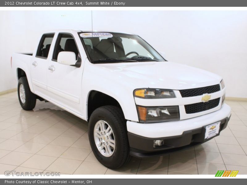 Summit White / Ebony 2012 Chevrolet Colorado LT Crew Cab 4x4