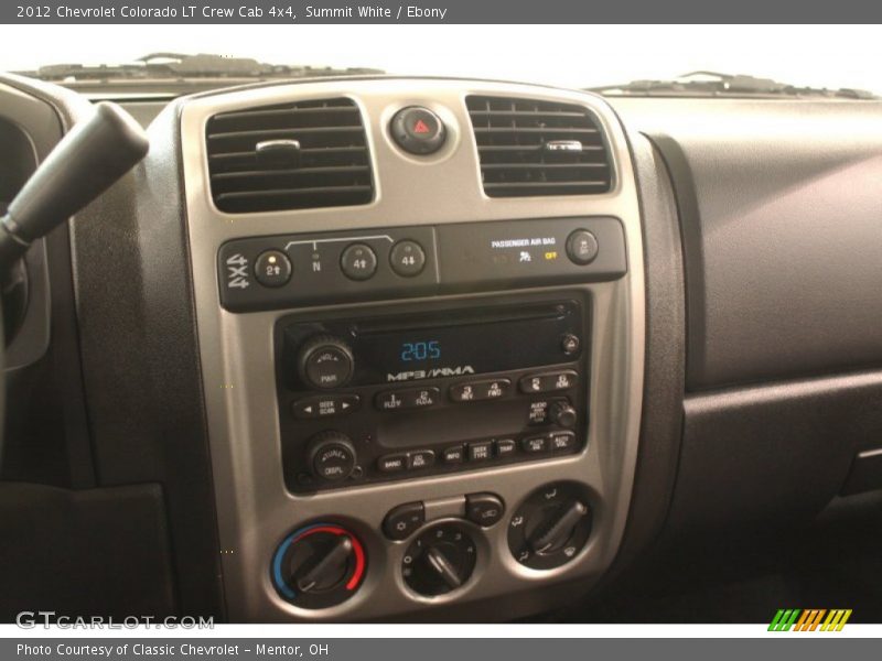 Summit White / Ebony 2012 Chevrolet Colorado LT Crew Cab 4x4