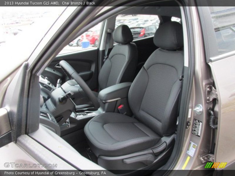 Chai Bronze / Black 2013 Hyundai Tucson GLS AWD