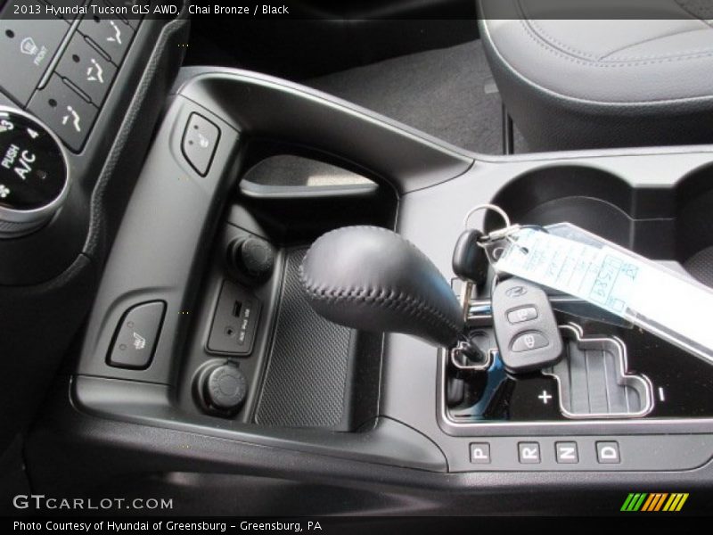 Chai Bronze / Black 2013 Hyundai Tucson GLS AWD