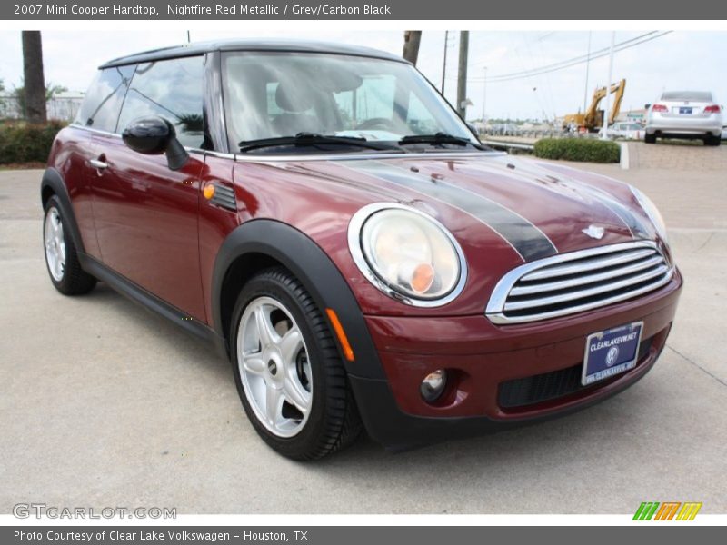 Nightfire Red Metallic / Grey/Carbon Black 2007 Mini Cooper Hardtop