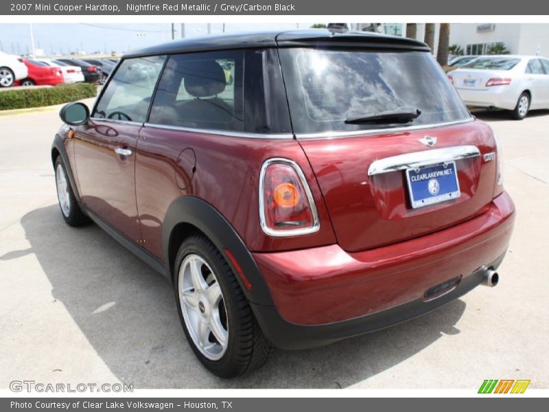 Nightfire Red Metallic / Grey/Carbon Black 2007 Mini Cooper Hardtop