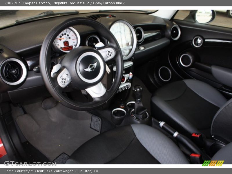 Nightfire Red Metallic / Grey/Carbon Black 2007 Mini Cooper Hardtop