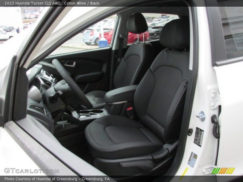 Cotton White / Black 2013 Hyundai Tucson GLS AWD
